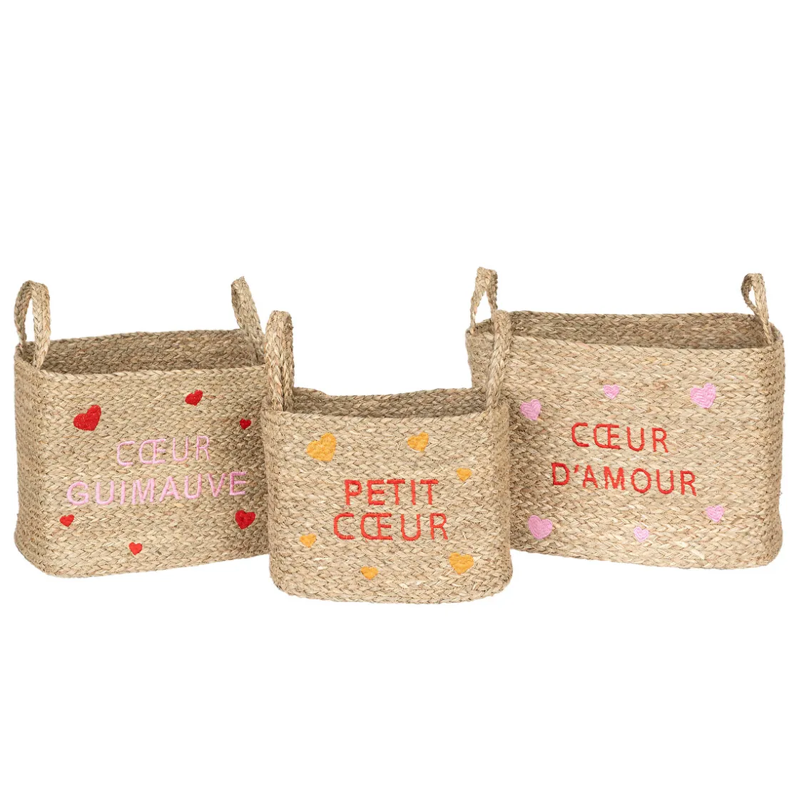 ATMOSPHERA Lot de 3 paniers enfant "Neree"