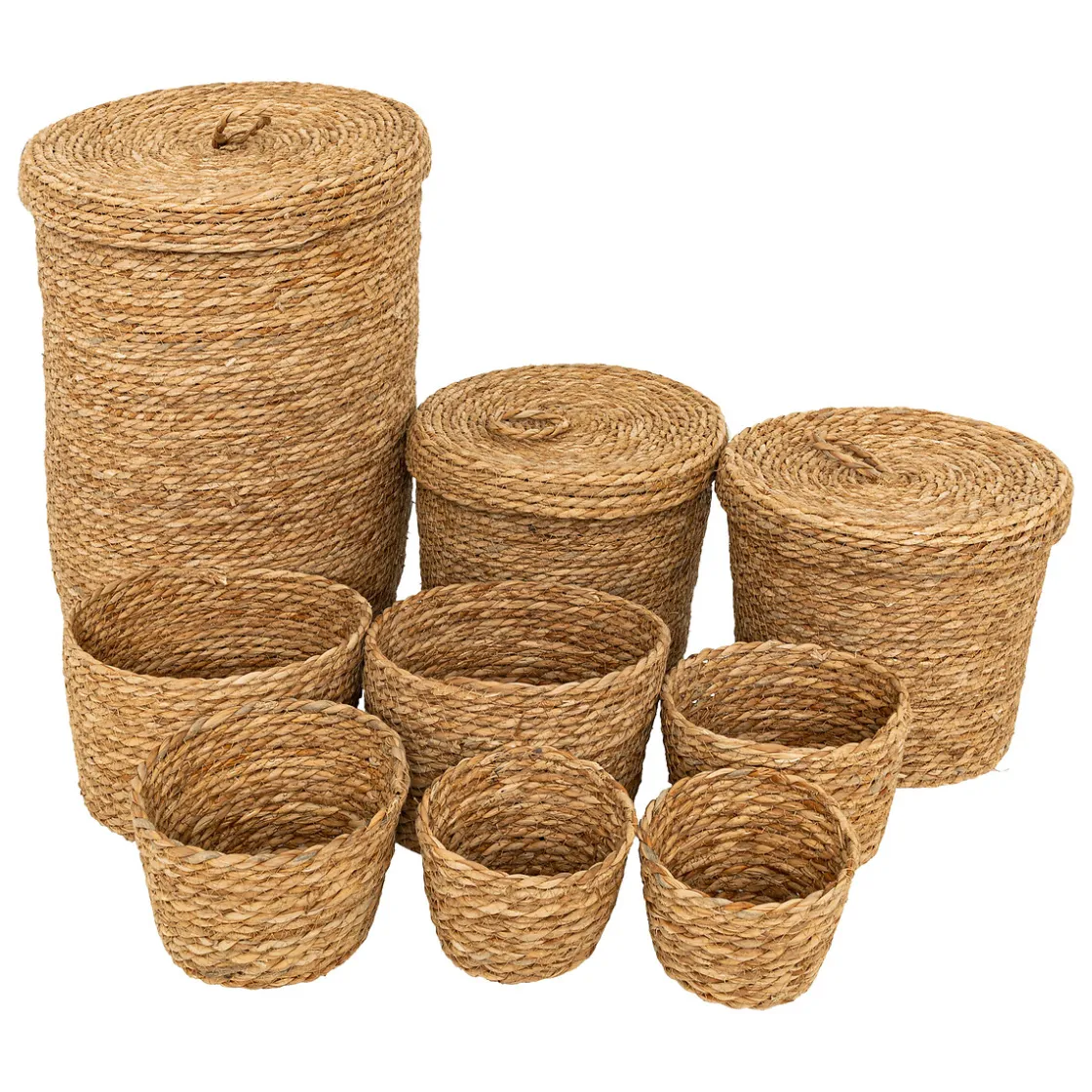 ATMOSPHERA Lot de 9 paniers ronds "Little cottage" Sale