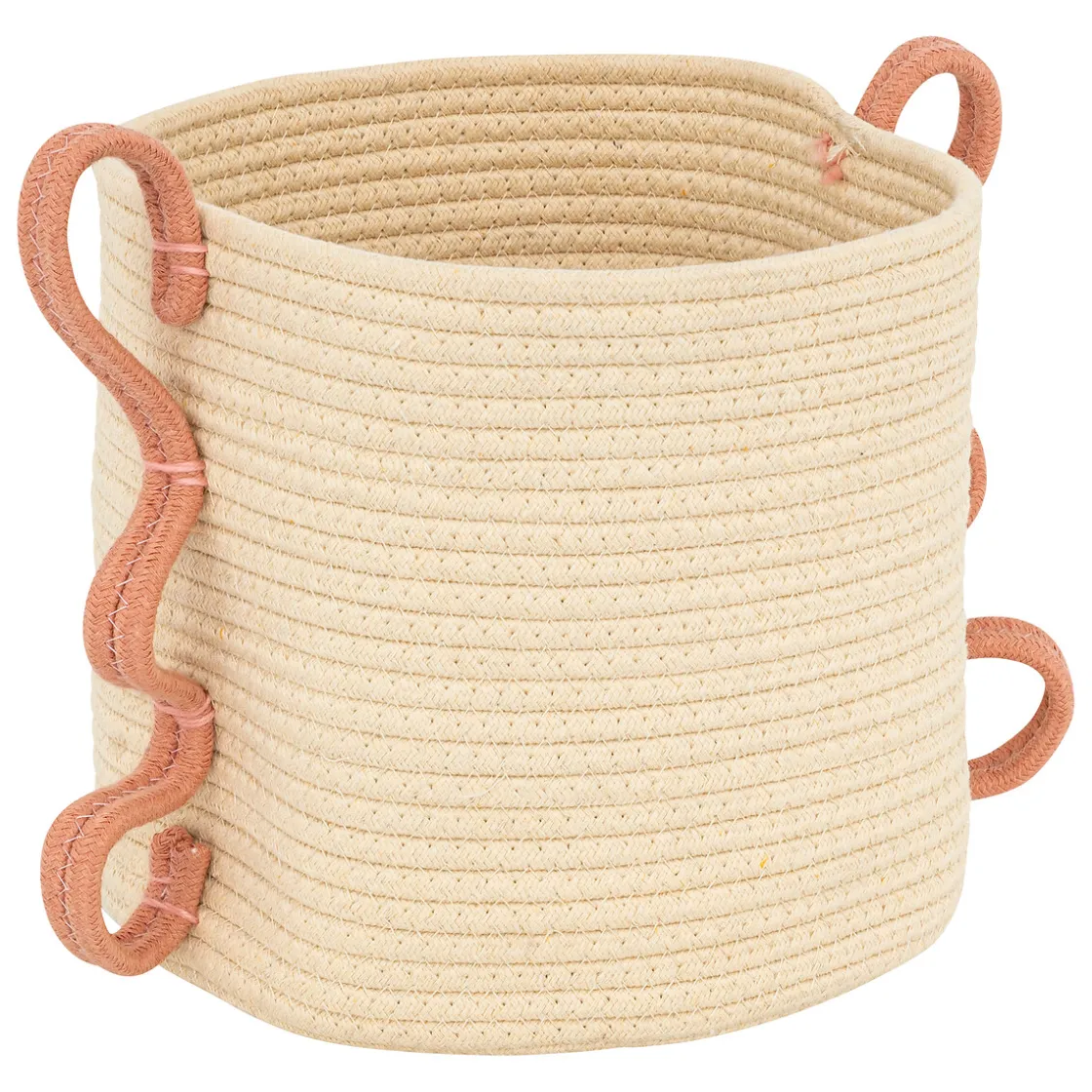 ATMOSPHERA Lot de 2 paniers ronds "Wavy bliss" Outlet