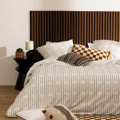 ATMOSPHERA Lot de 2 panneaux décoratifs tasseaux bois Colva Sale