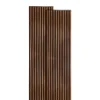 ATMOSPHERA Lot de 2 panneaux décoratifs tasseaux bois Colva
