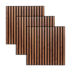 ATMOSPHERA Lot de 3 panneaux décoratifs tasseaux bois Colva New