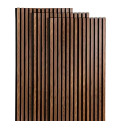 ATMOSPHERA Lot de 3 panneaux décoratifs tasseaux bois Colva Discount