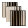 ATMOSPHERA Lot de 3 panneaux décoratifs tasseaux bois Colva Discount