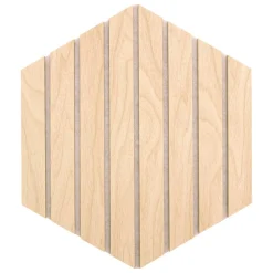 ATMOSPHERA Lot de 3 panneaux décoratifs tasseaux bois Colva Discount