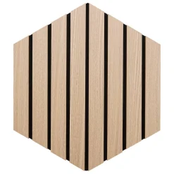 ATMOSPHERA Lot de 3 panneaux décoratifs tasseaux bois Colva Clearance