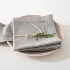 ATMOSPHERA Lot de 4 serviettes de table 