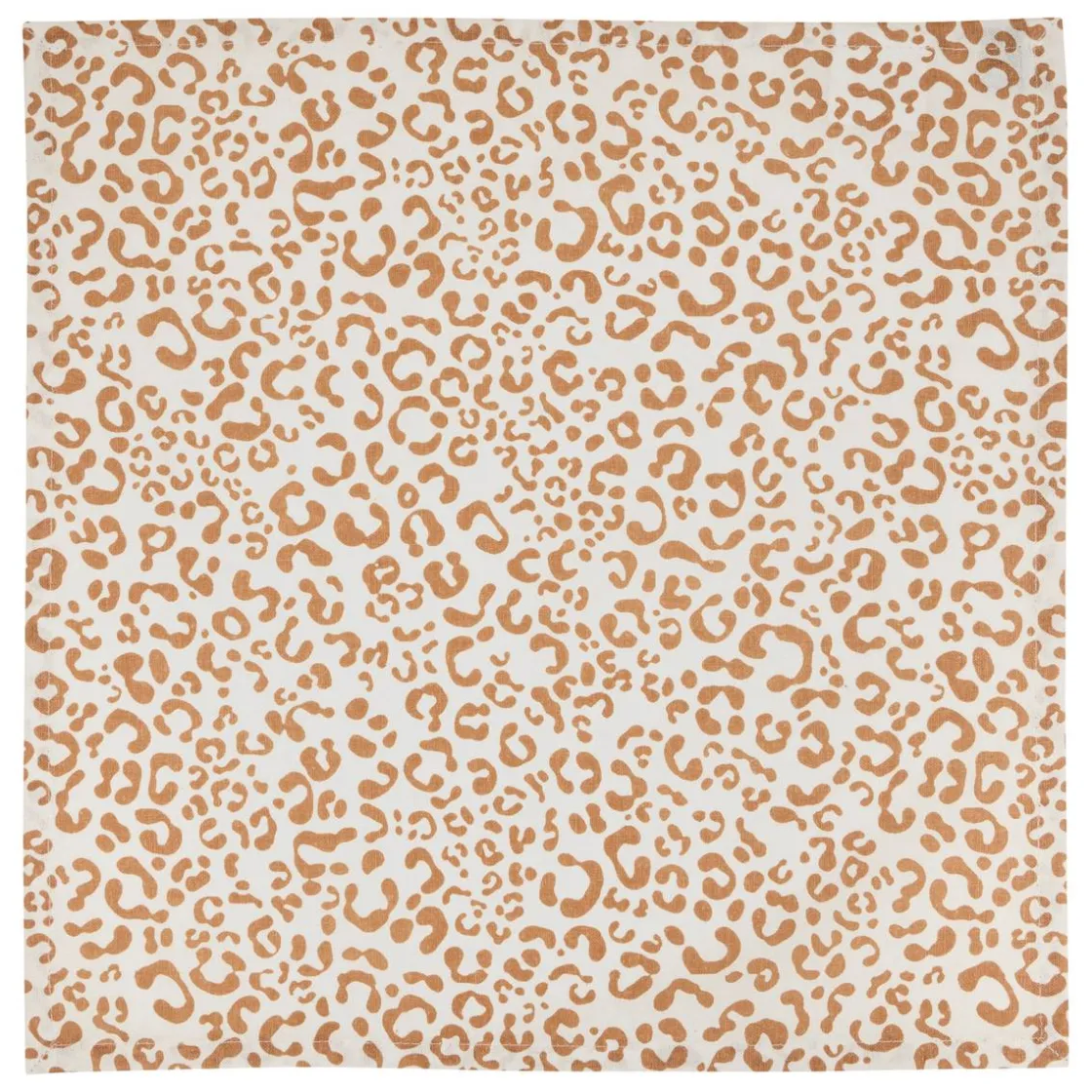 ATMOSPHERA Lot de 4 serviettes de table "Leopadi" Hot