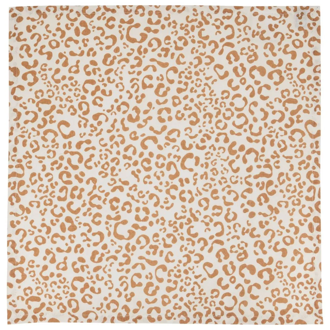 ATMOSPHERA Lot de 4 serviettes de table "Leopadi" Hot