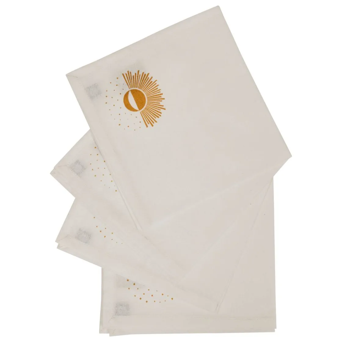 ATMOSPHERA Lot de 4 serviettes de table "Solaris"