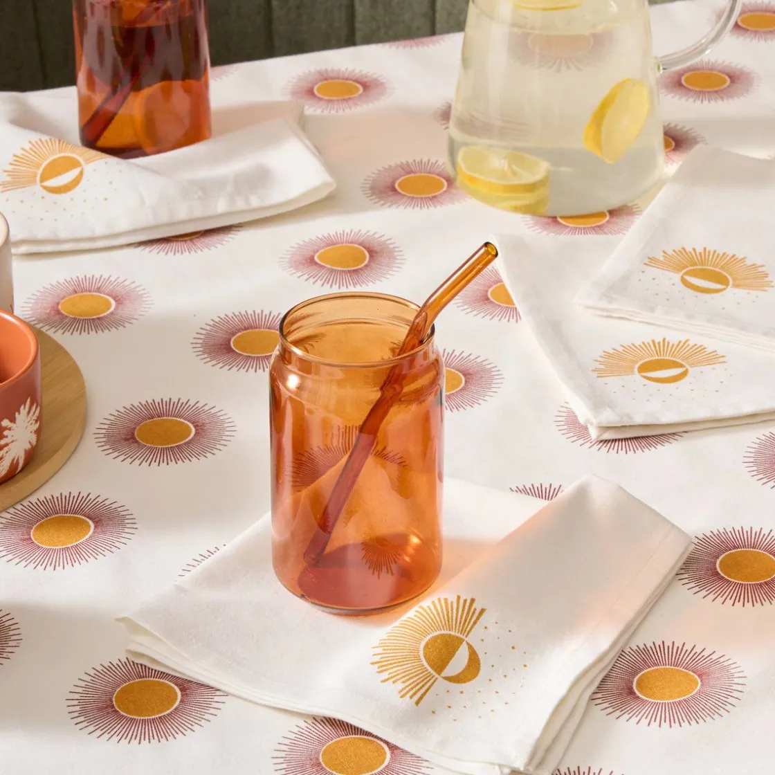 ATMOSPHERA Lot de 4 serviettes de table "Solaris"