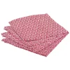 ATMOSPHERA Lot de 4 serviettes de table "Olia" New