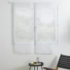 ATMOSPHERA Lot de 2 voilages "Feuille" Clearance