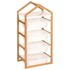 ATMOSPHERA Meuble de rangement 4 étagères "Bako" Outlet