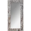 ATMOSPHERA Miroir en bois à relief "Leo" New