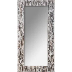 ATMOSPHERA Miroir en bois à relief "Leo" New