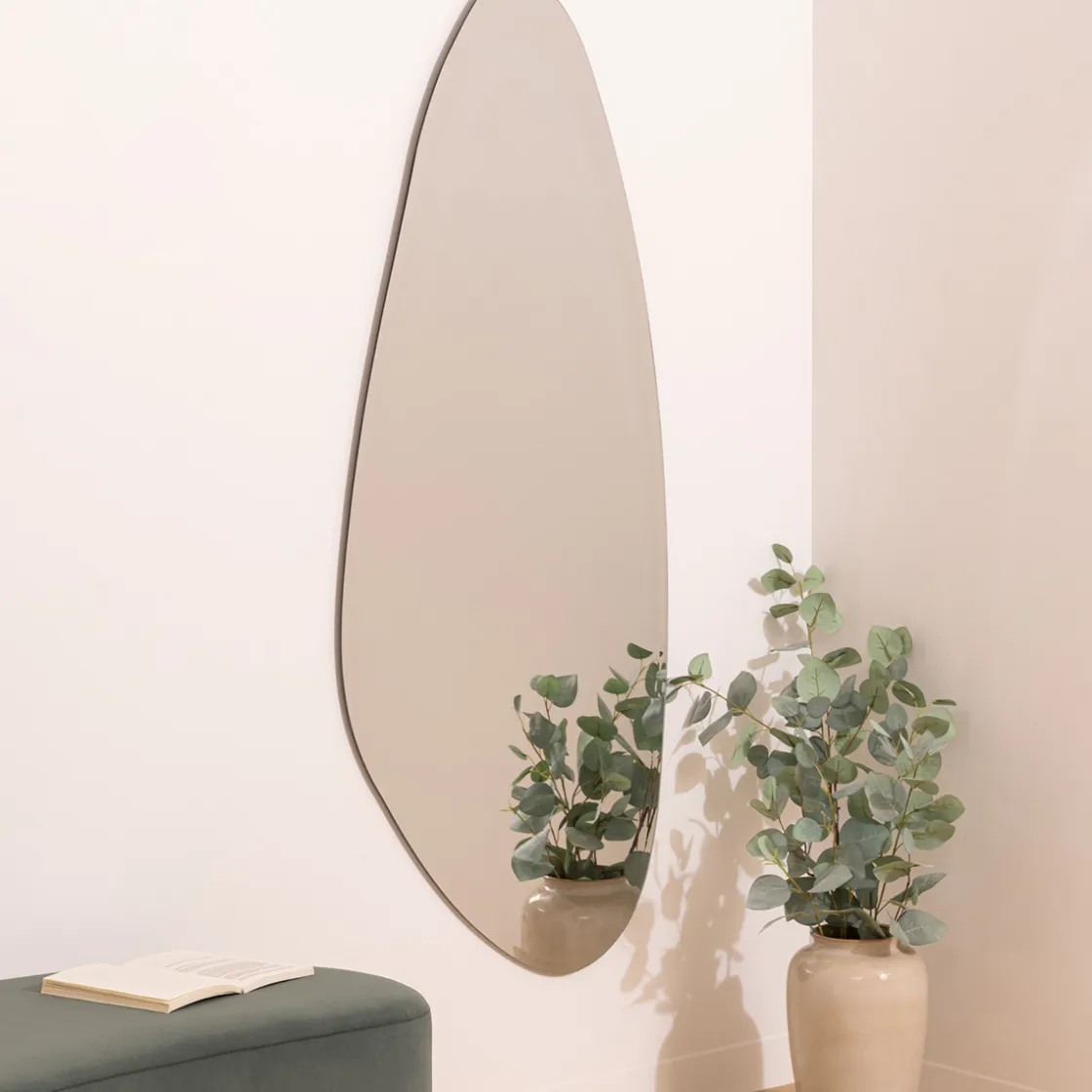 ATMOSPHERA Miroir organique bisauté "Aidan" Hot