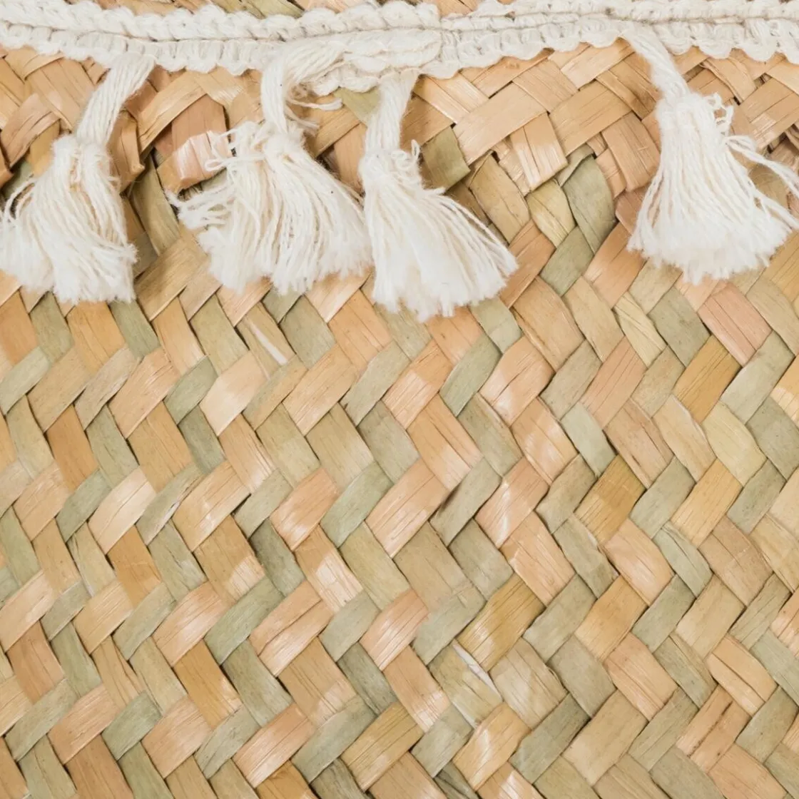ATMOSPHERA Panier, roseau et pompons Hot