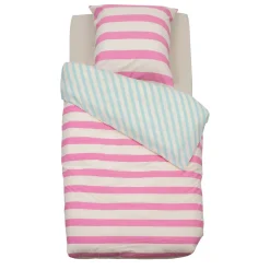 ATMOSPHERA Parure de lit 2 pièces enfant Rayure "Azel" Online