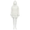 ATMOSPHERA Plaid à manches capuche flanelle "teddy" New