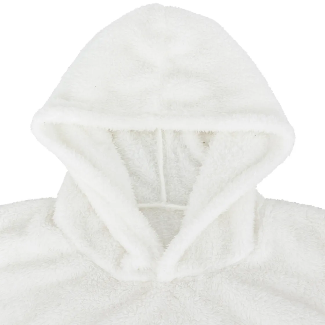 ATMOSPHERA Plaid à manches capuche flanelle "teddy" New
