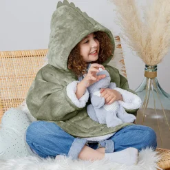 ATMOSPHERA Plaid à manches "Dinosaure Discount