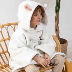 ATMOSPHERA Plaid à manches enfant mouton