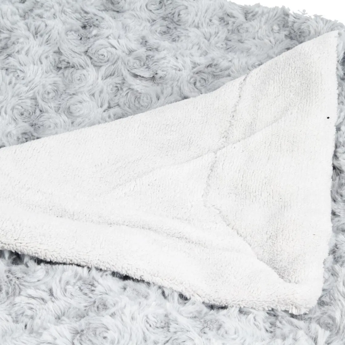 ATMOSPHERA Plaid "Bouclette" fausse fourrure New