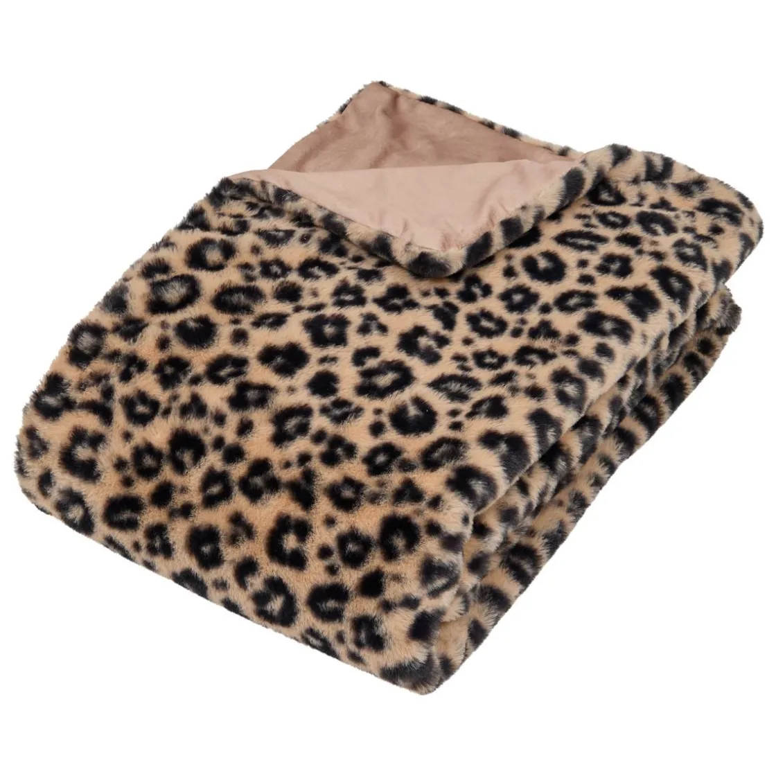 ATMOSPHERA Plaid fausse fourrure imprimé "Orana" Outlet