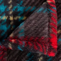 ATMOSPHERA Plaid flanelle imprimé