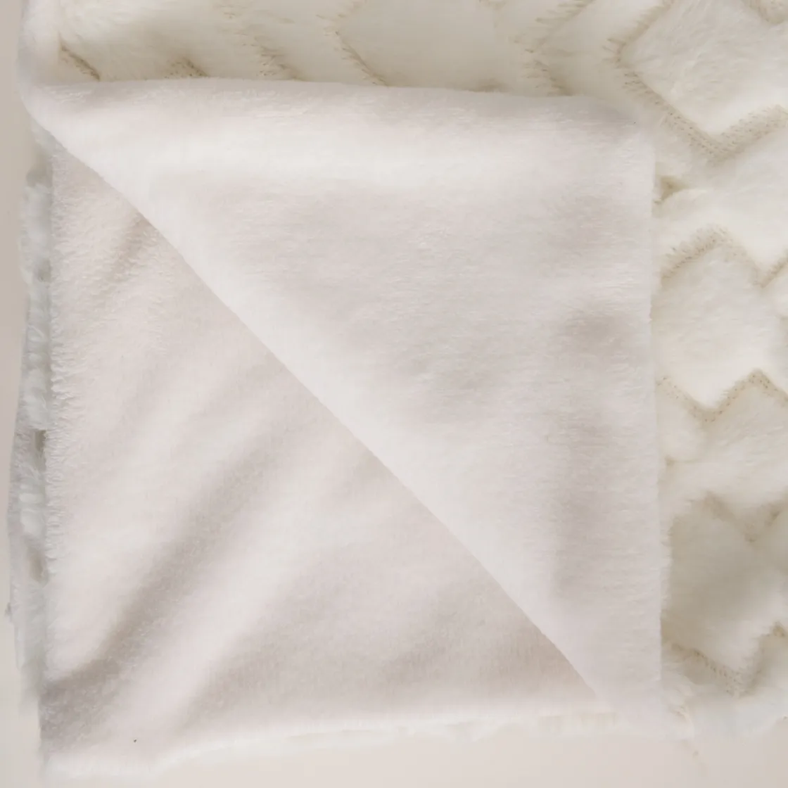ATMOSPHERA Plaid "Mara" fausse fourrure Clearance