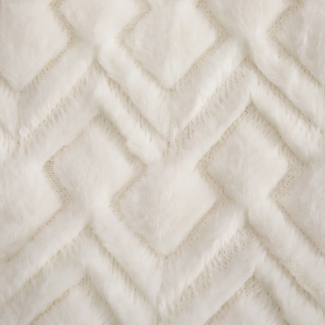 ATMOSPHERA Plaid "Mara" fausse fourrure Clearance