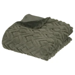 ATMOSPHERA Plaid "Mara" fausse fourrure Clearance