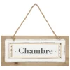 ATMOSPHERA Plaque de porte bois Online