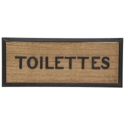 ATMOSPHERA Plaque de porte bois