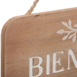 ATMOSPHERA Plaque de porte bois 