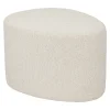 ATMOSPHERA Pouf galet bouclette "Estria" New