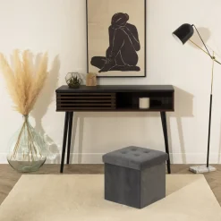 ATMOSPHERA Pouf pliant "Lysandre"