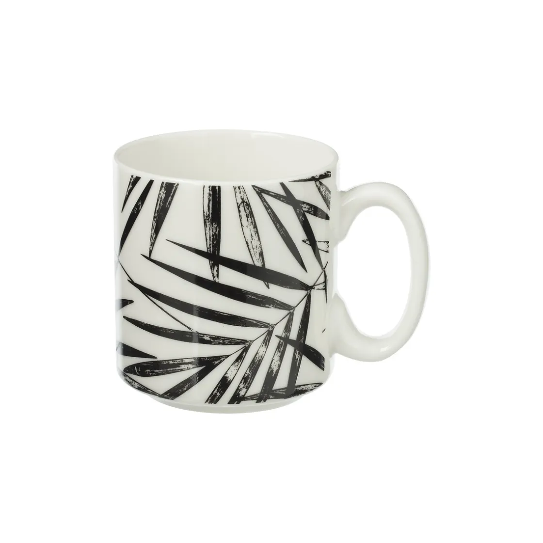 ATMOSPHERA Rack 4 mugs "Floral green" Outlet