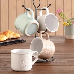 ATMOSPHERA Rack 4 mugs "Leo" Sale