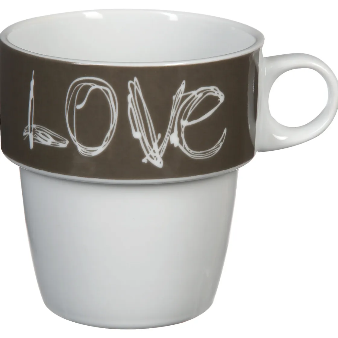ATMOSPHERA Rack 6 mugs "Love" Hot