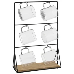 ATMOSPHERA Rack 6 tasses "Mia"
