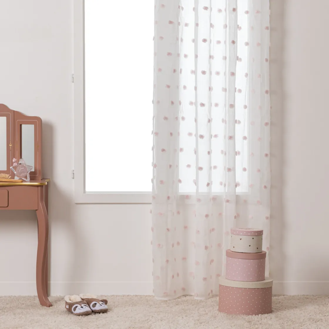 ATMOSPHERA Rideau enfant "Pompoms"