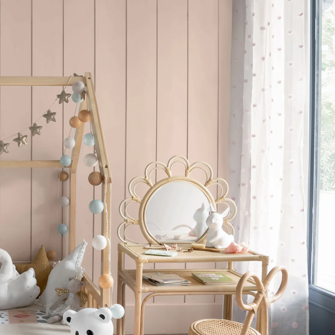 ATMOSPHERA Rideau enfant "Pompoms"