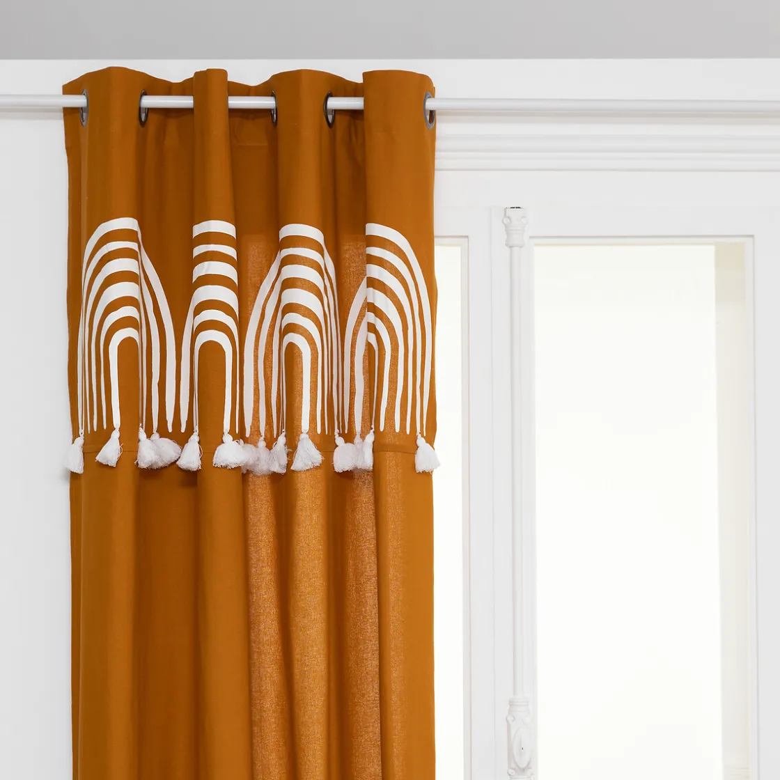 ATMOSPHERA Rideau pompons "Soleya" Sale