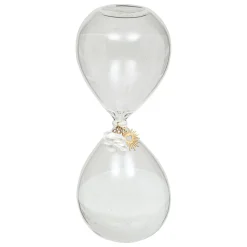 ATMOSPHERA Sablier en verre "Floral" Discount