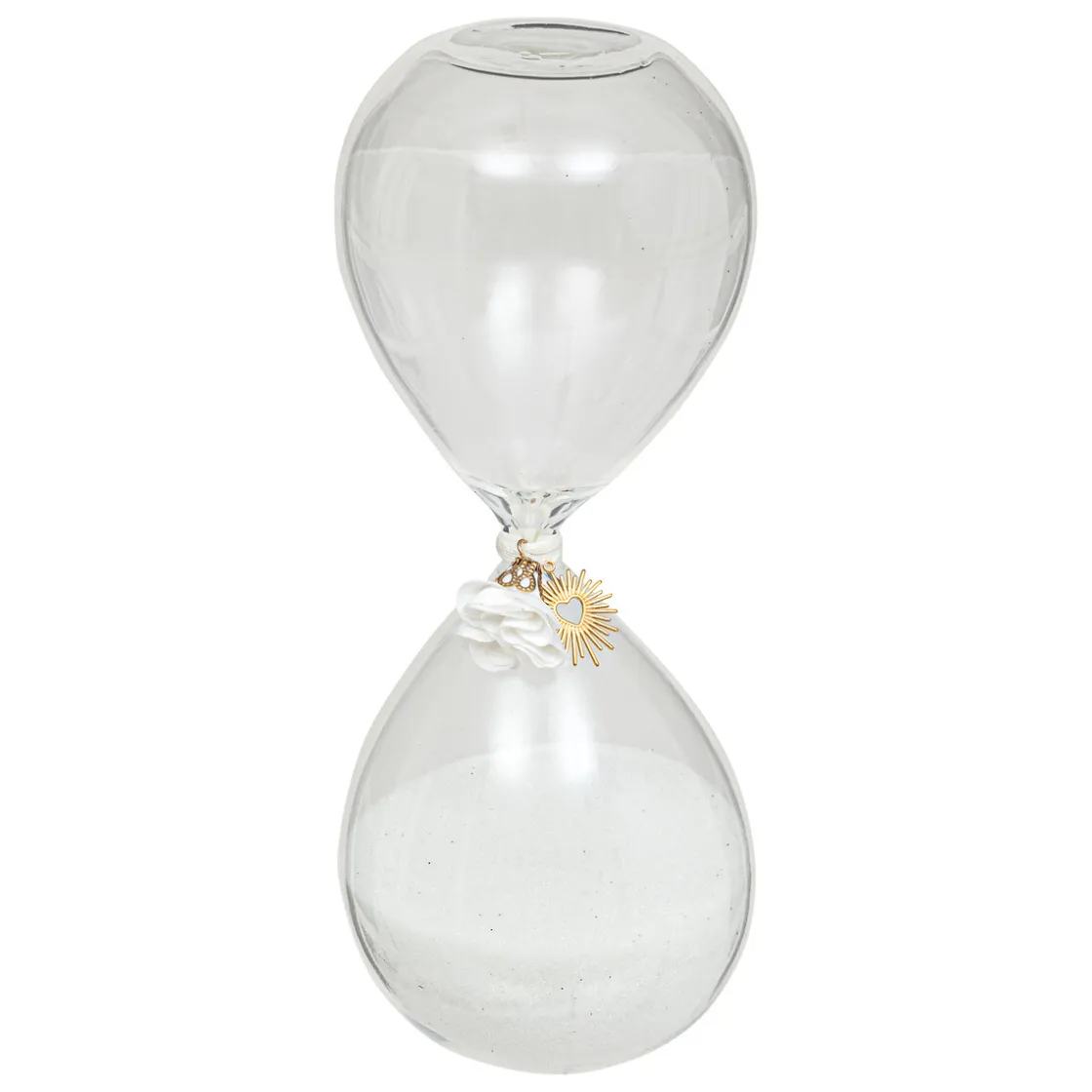 ATMOSPHERA Sablier en verre "Floral" Discount