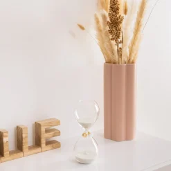 ATMOSPHERA Sablier en verre "Floral" Discount