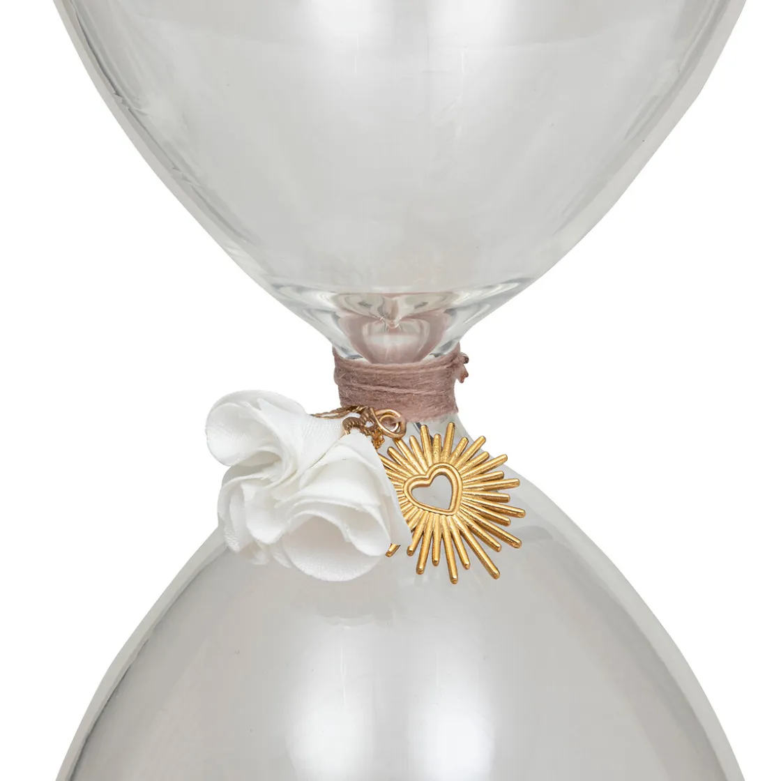 ATMOSPHERA Sablier en verre "Floral" Discount
