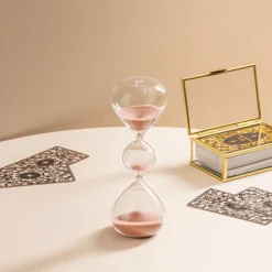 ATMOSPHERA Sablier en verre "Wavy bliss"